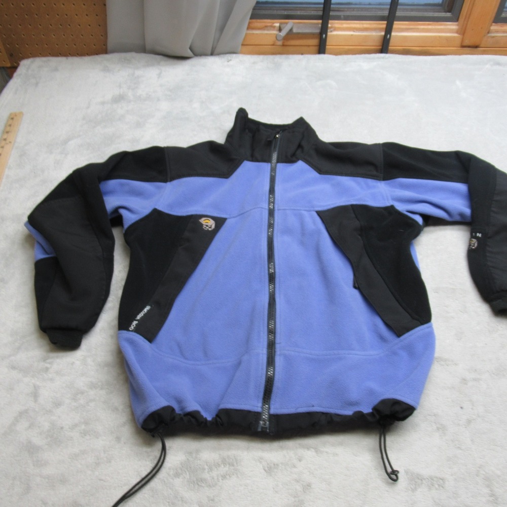 Mountain Hardwear Jacket Women 10 Purple Fleece Windstopper USA Made Hike VTG